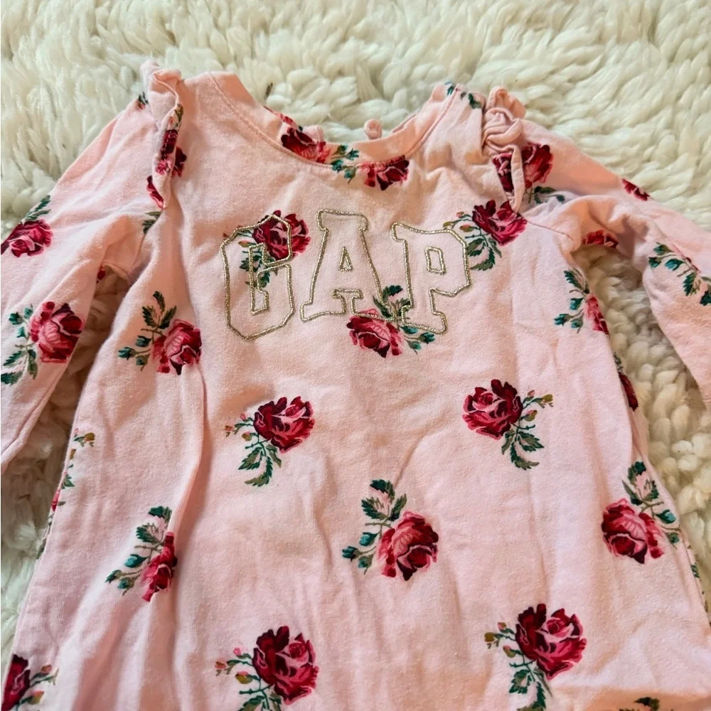 GAP Pink Floral Kids One Piece